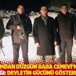 Kaymakamdan Düzgün Baba Cemevi'ne silahlı gözdağı: Devletin gücünü göstereceğim