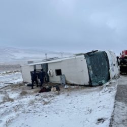 Konya'da tur otobüsü devrildi: 5 ölü, 26 yaralı