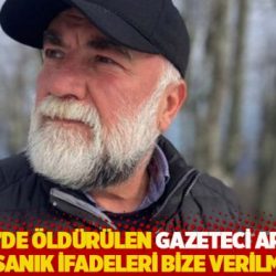 Kocaeli ’de öldürülen gazeteci Arslan'ın kızı: Sanık ifadeleri bize verilmiyor